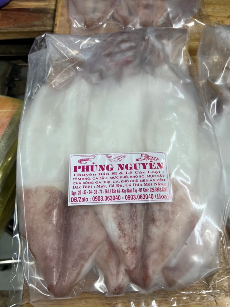 Mực 1 nắng Đặc Biệt